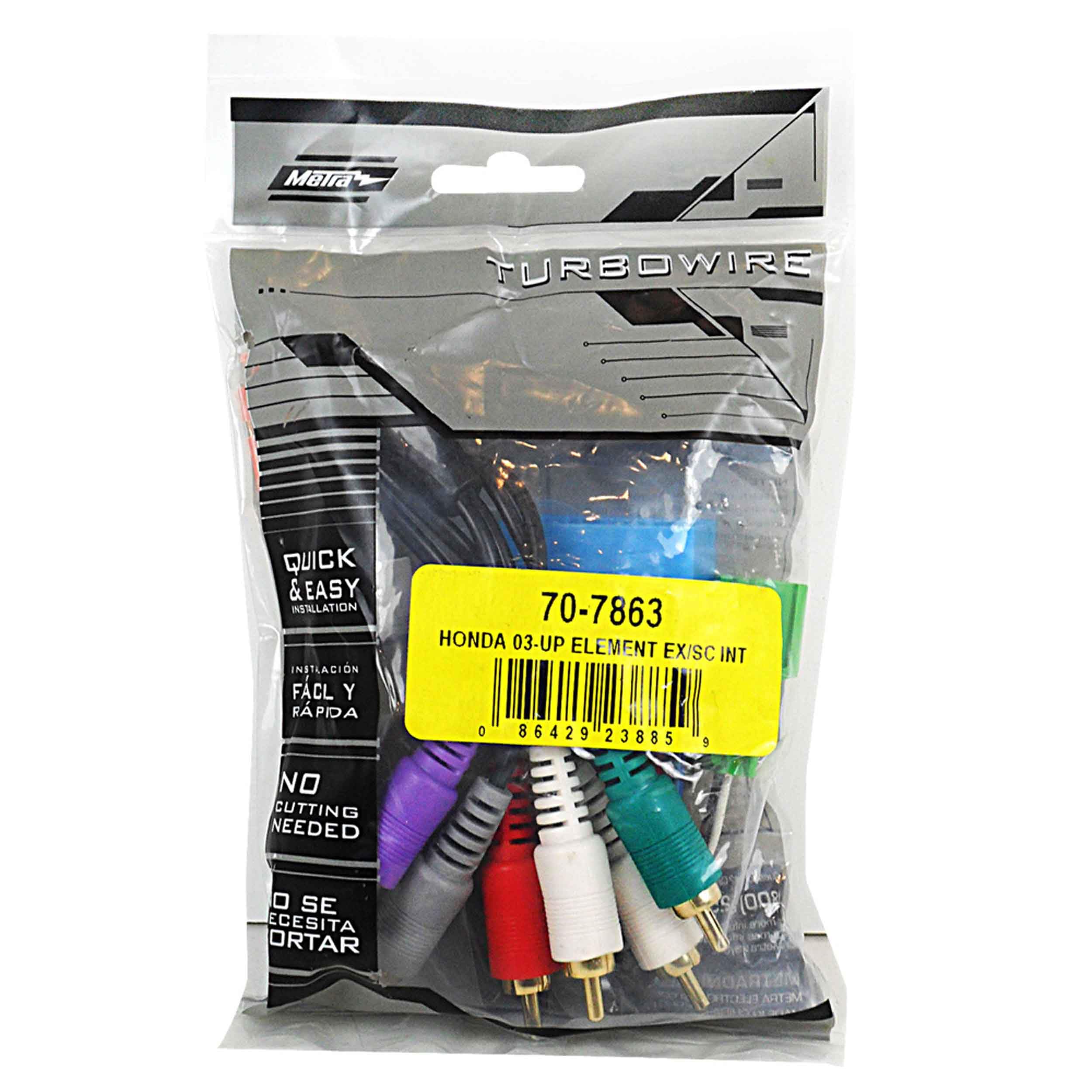 Metra Amplifier Retention Wire Harness 70-7863 for 2003-2011 Honda Element, 707863