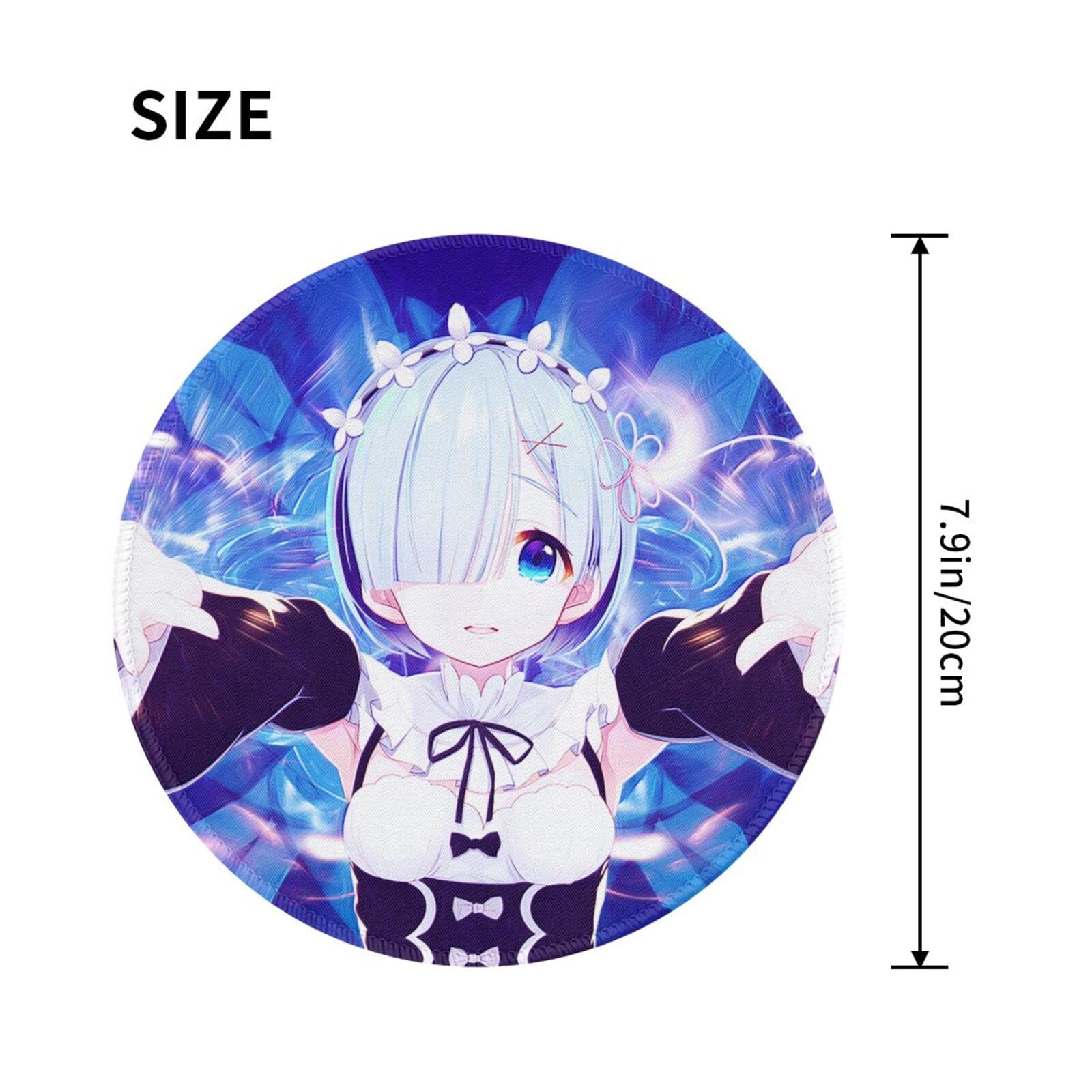 Cute Project Sekai Round Mouse Pad, Gaming Mouse Pad, Waterproof, Anti-Slip, Durable, Stylish, Mouse Pad, For Office and Home, 4 Pieces