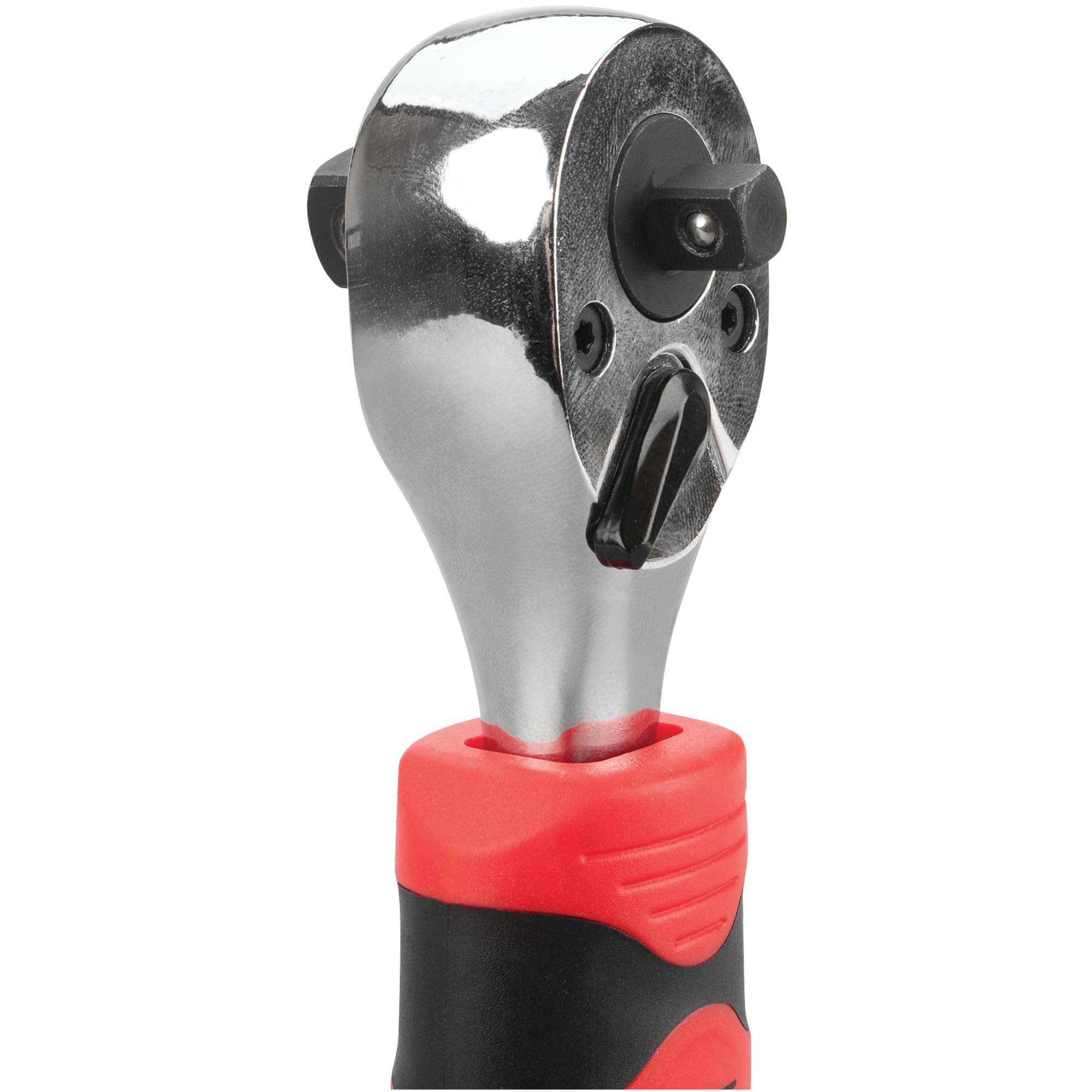 Dual Drive Performance Tool W9113 Stubby Ratchet with Comfort Grip, 72-Tooth Gear for Tight Spaces, 1/4-Inch and 3/8-Inch Drive Head