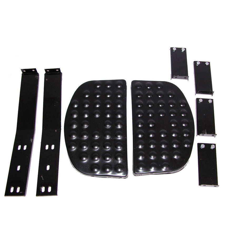 Black OMIX Rugged Ridge Side Step Kit - Pair 12025.34