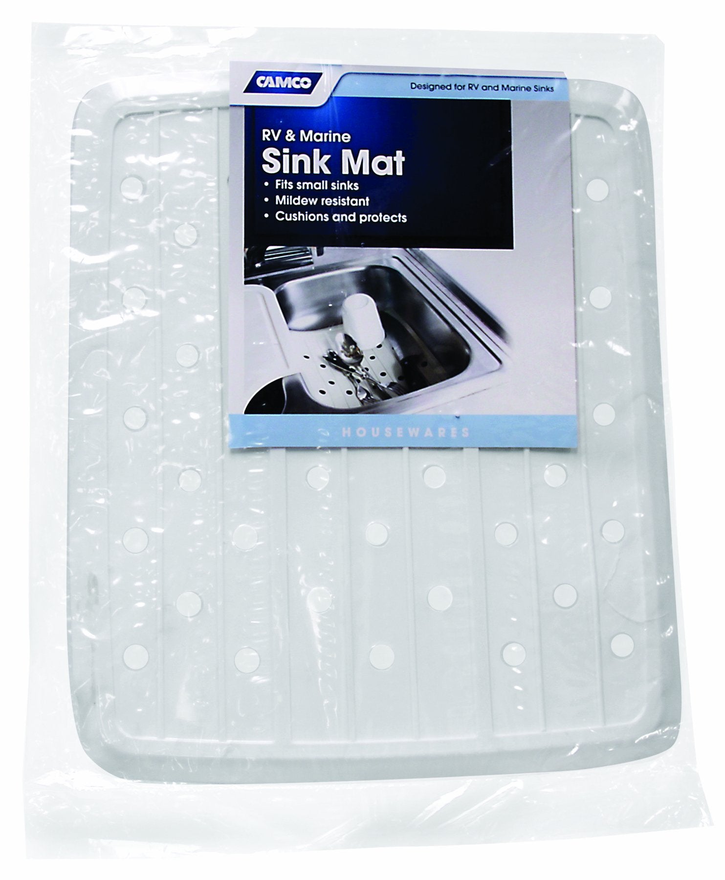 RV & Marine Sink Mat Camco 43720, White