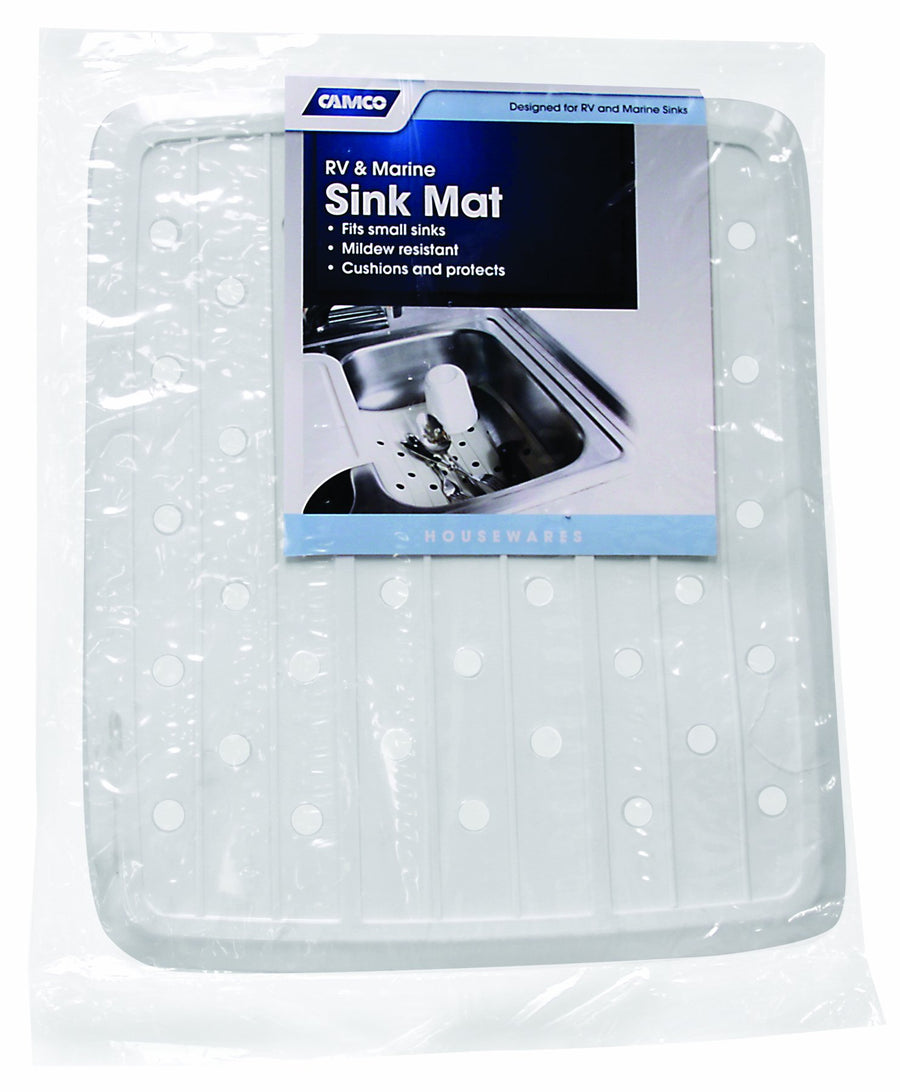 RV & Marine Sink Mat Camco 43720, White