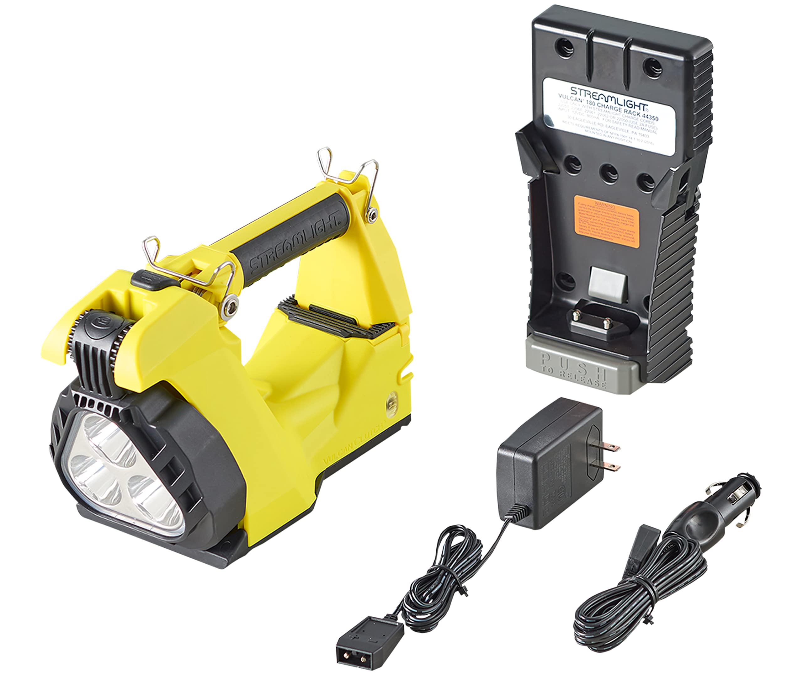 Streamlight Vulcan Clutch 1700-Lumen Rechargeable Multi-Function Lantern with 120V/100V AC/12V DC, Includes Heavy Duty Shoulder Strap, Yellow