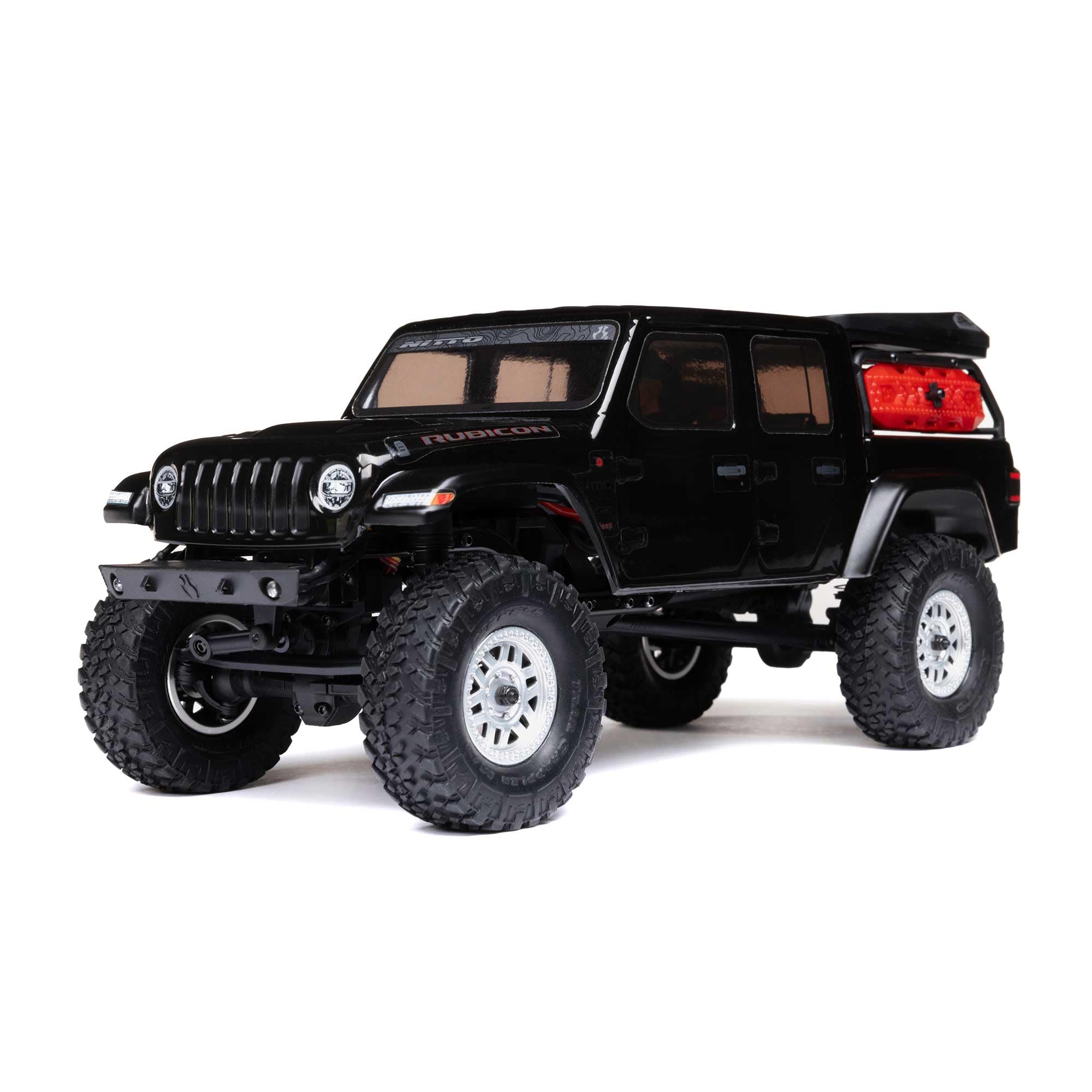 Axial SCX24 RC Truck Jeep Gladiator 4 Wheel Drive Rock Crawler Brushed RTR (Nothing Needed to Complete Ready-to-Run), Black, AXI00005V2T5, Remote Control Car, RC Car, RC Crawler