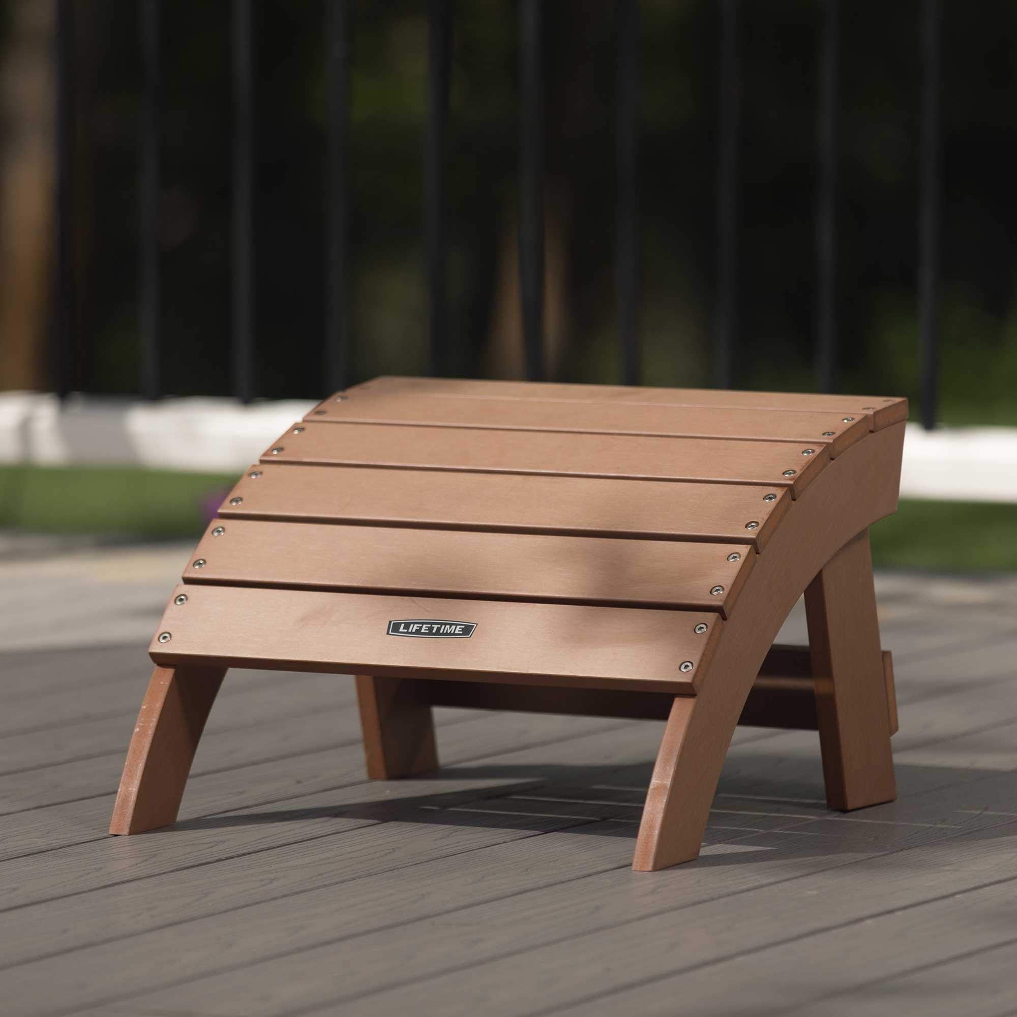 Adirondack Ottoman Lifetime 60245, Brown