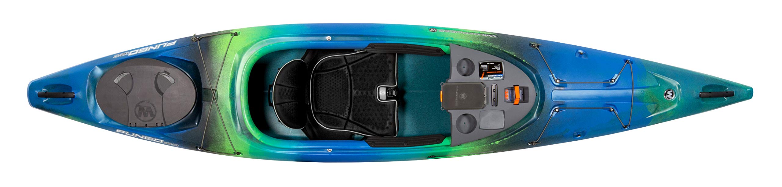 Pungo 120 Wilderness Systems Recreational Kayak - Sit Inside - Phase 3 Air Pro Comfort Seating - 12.2 ft - Galaxy