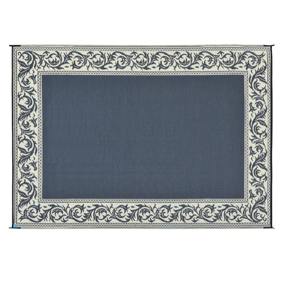 Camping Stylish RD1 Black/Beige 6-Feet X 9-Feet Classical Mat