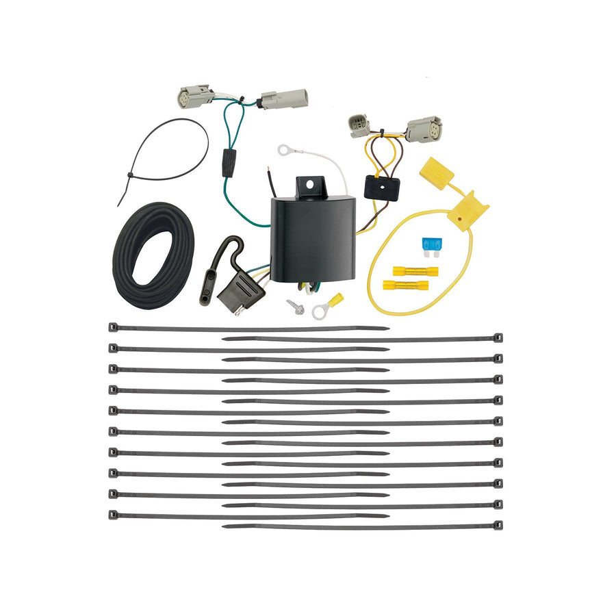 T-One® TEKONSHA T-Connector Harness, 4-Way Flat, Compatible with Transit-350 Select Ford