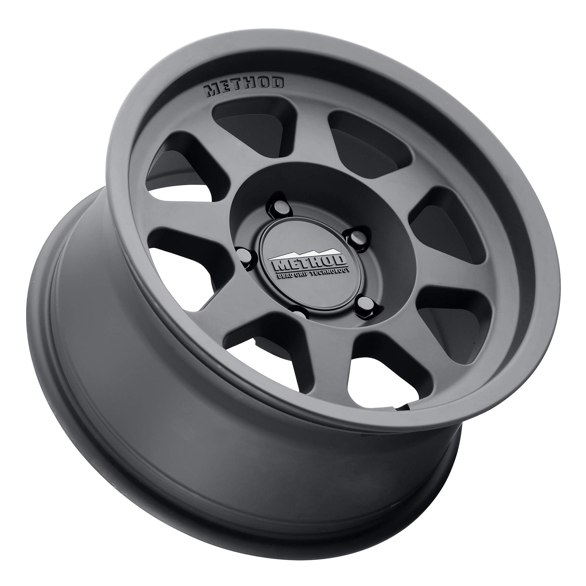 701 Method Race Wheels Matte Black 17x7.5" 5x160", 50mm offset 6.2" Backspace, MR70177556550