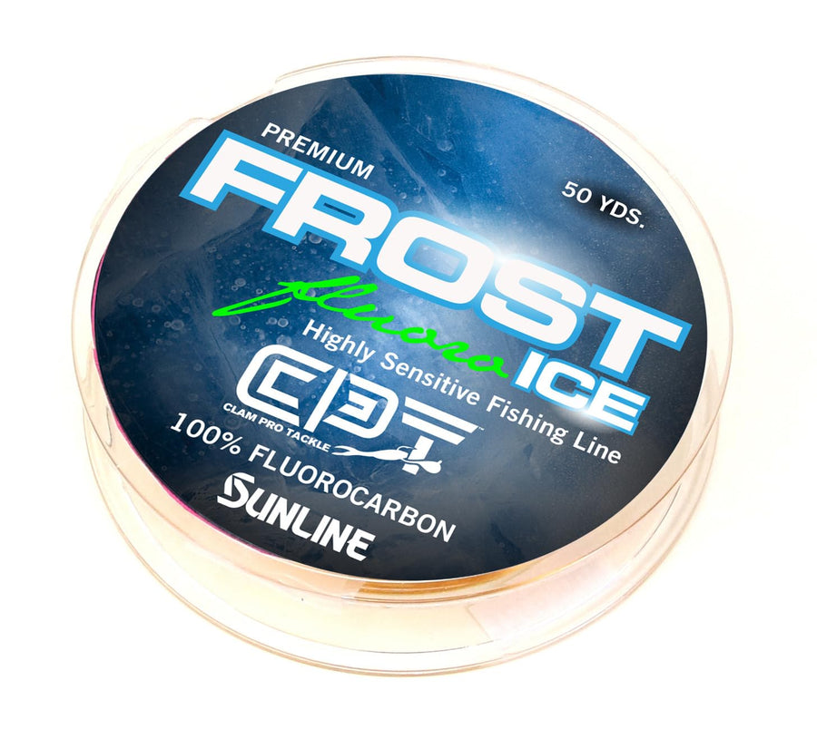 CLAM 10963 CPT Frost Line Fluorocarbon - 3lb - Metered (Chrt/Clr) - 50 Yard Pro Tackle