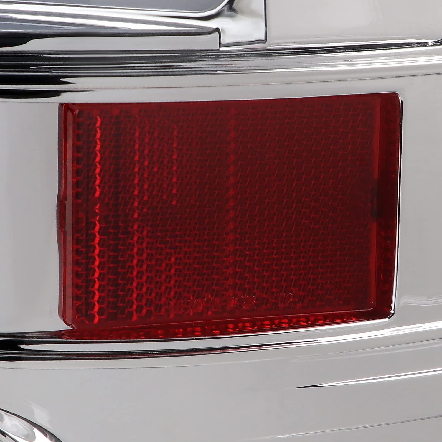 Chrome LED Tail Lights SPEC-D TUNING w/White LED Light Bar Compatible with 2009-2018 Dodge Ram 1500, 2010-2018 Dodge Ram 2500/3500, Left + Right Pair Assembly