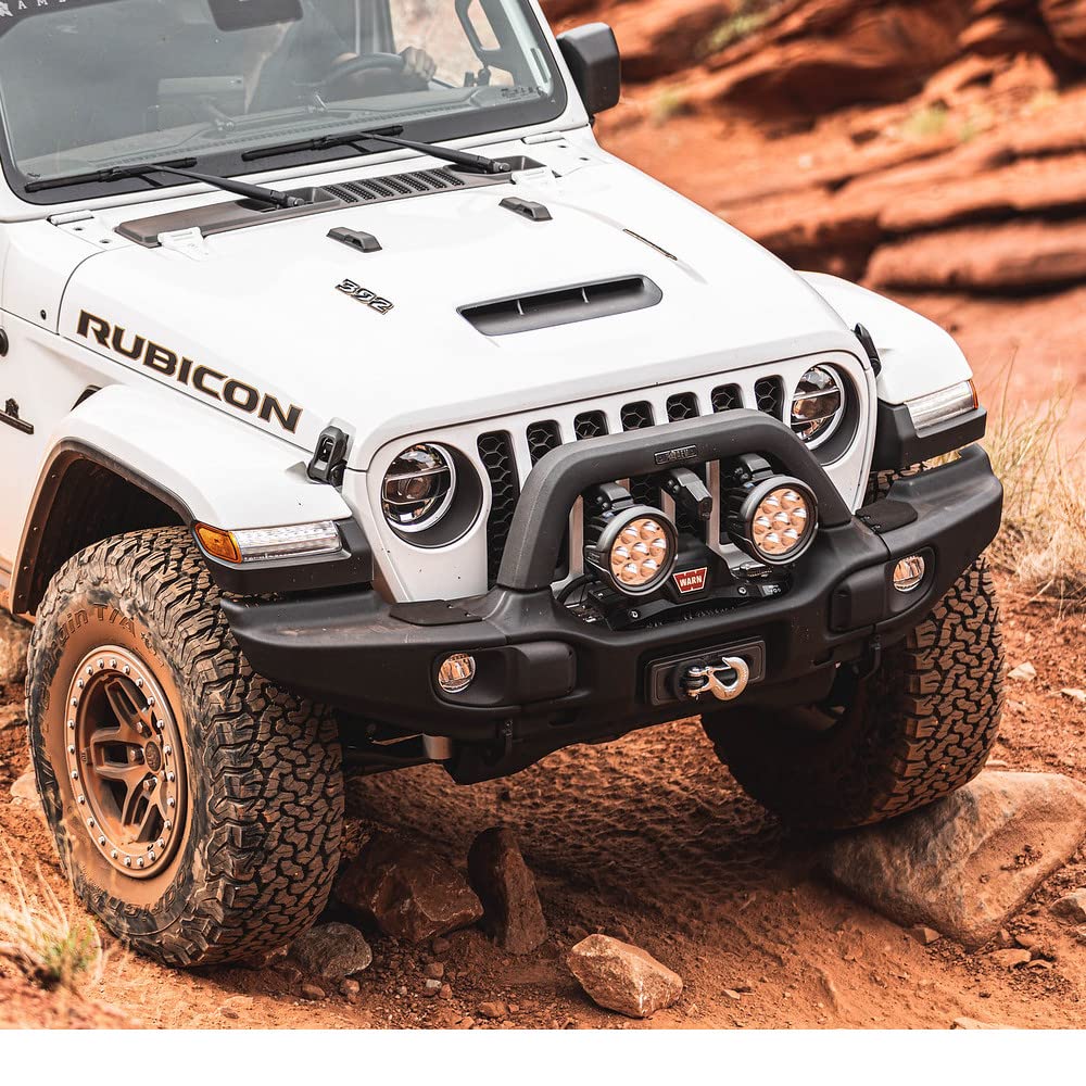 EX Front Bumper AEV (High Flare) for 2018-2026 JL Wrangler/Gladiator - High Clearance, Hot Stamped Boron Steel with Superior Winch Access and Visibility