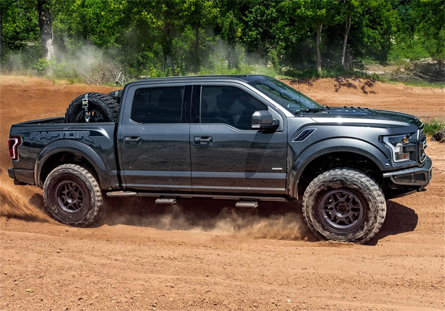 RKR Rails RealTruck for Silverado/Sierra | Cab Length, Tubular Steel, Textured Black | C144RKRCC | Fits 2014-2019 Chevrolet Silverado/GMC Sierra 1500 (Classic Model Only) Crew Cab, SRW Gas