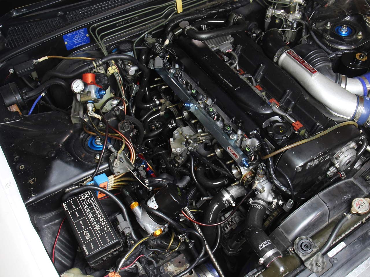 Black HPS 57-1782-BLK Radiator + Heater Hose
