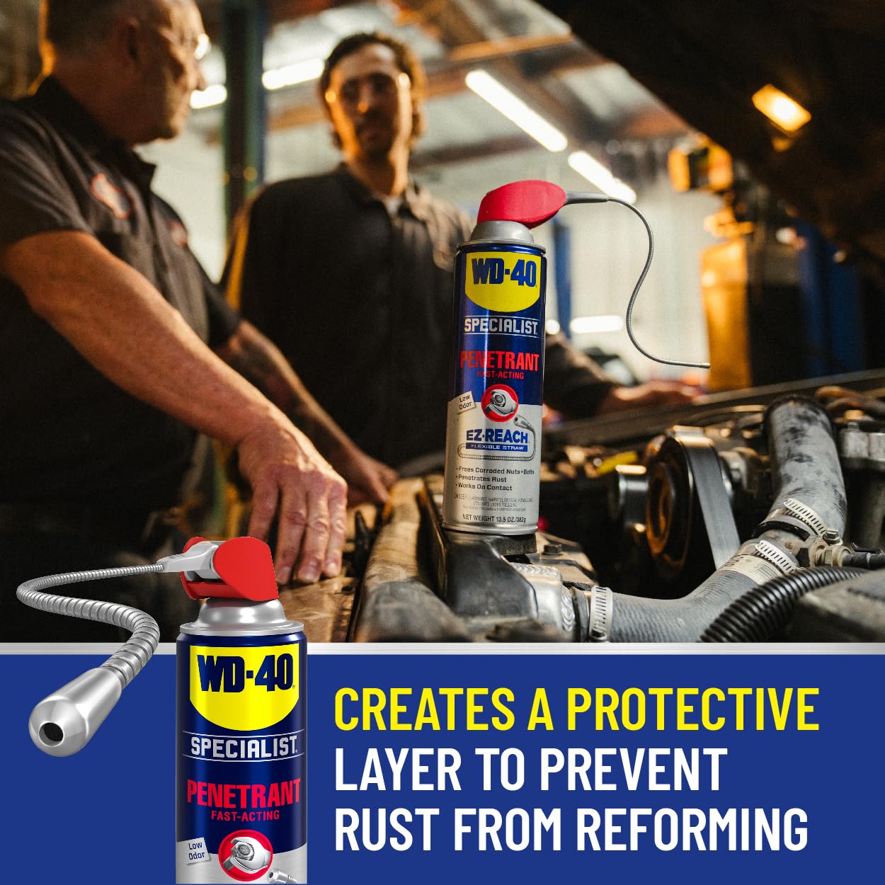WD-40 Penetrant Specialist with Flexible Straw, 13.5 oz.