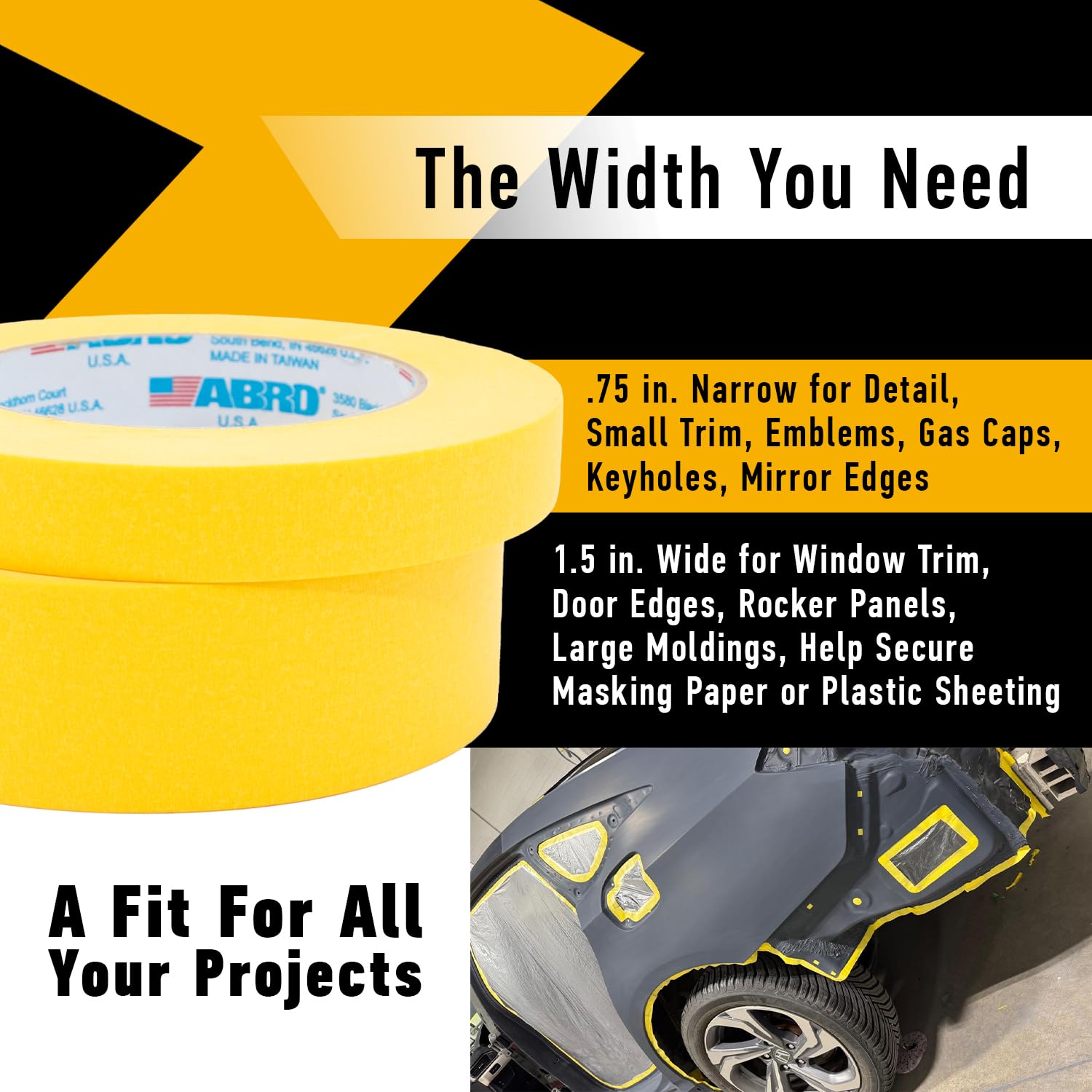 Automotive Masking Tape ABRO 36mm x 55M