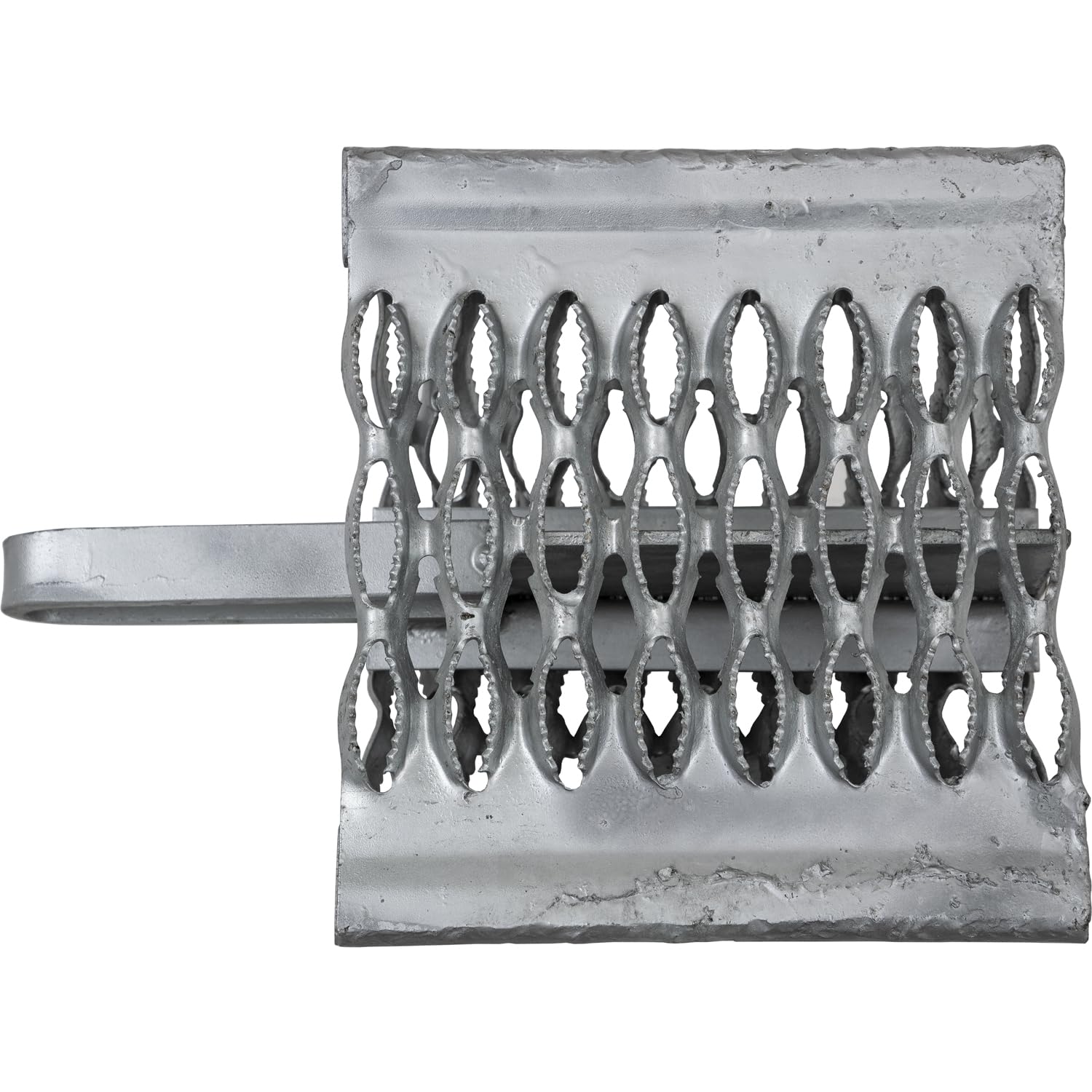 Serrated Buyers Products WC091060 Galvanized Wheel Chock with Built-in Handle, 9 x 10 x 6 Inch, Extra Grip for Off-Road, Ice & Snow Conditions; Stable Tire & Trailer Chock