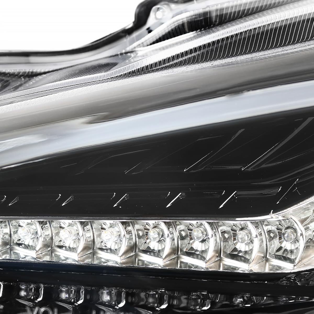 Jet Black SPEC-D TUNING Projector Headlights w/LED Signal Bar Compatible with 2013-16 Scion FR-S with Factory Halogen Headlight Models