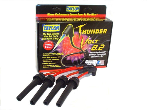 Thundervolt 8.2 Taylor Cable custom 4 cyl red