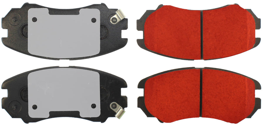 500.09240 Centric 2002-2013 Hyundai, Kia Elantra, Magentis, Optima, Sonata, Soul, Sportage, Tiburon, Tucson PQ PRO Disc Brake Pads with Hardware