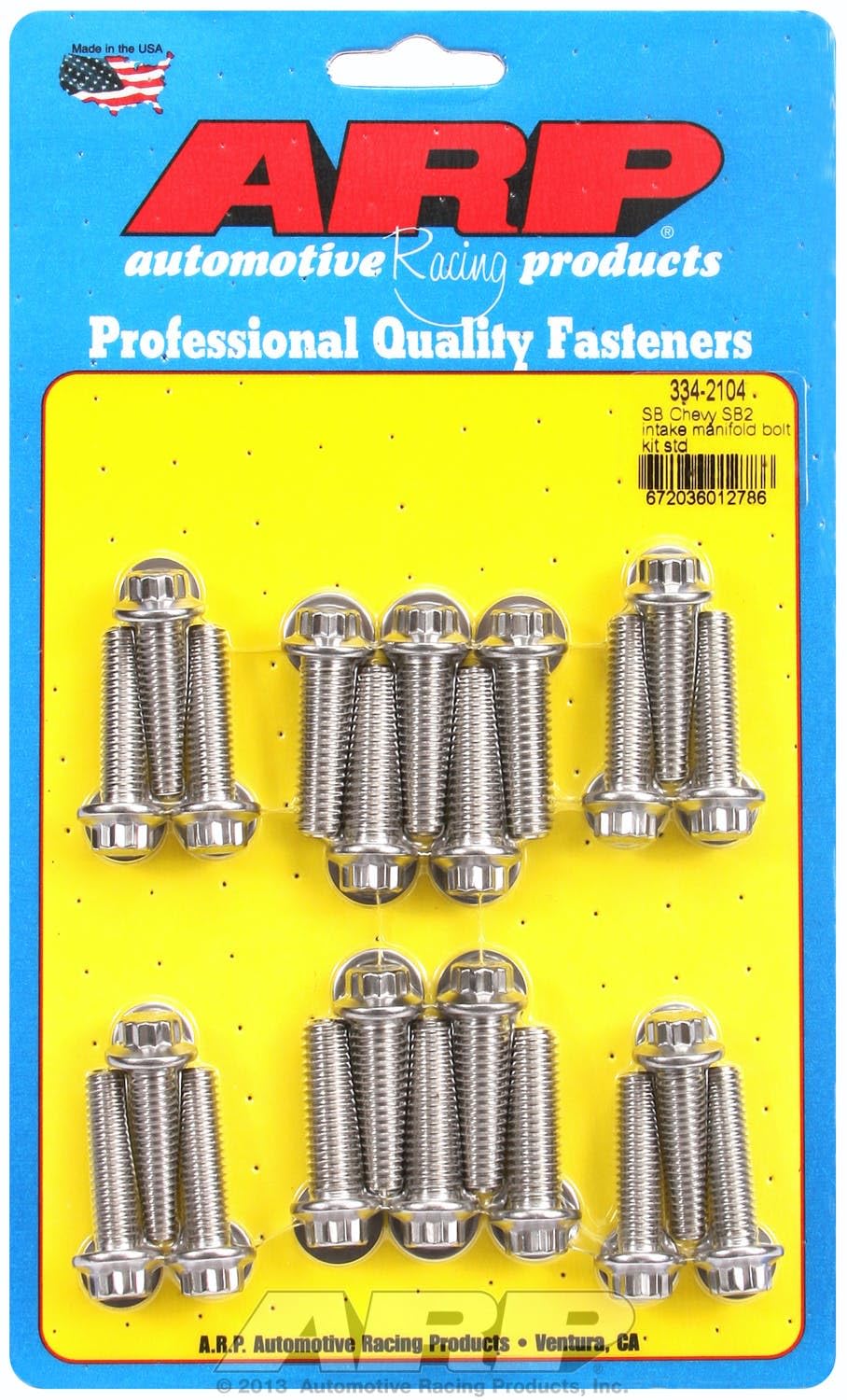 Intake Manifold ARP (334-2104) Bolt Kit
