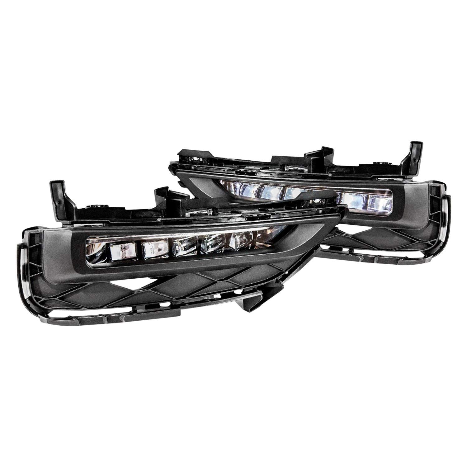 OEM Series Winjet for [2016-2017 Honda Accord Coupe] Driving LED DRL Lights + Switch + Wiring Kit