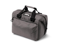 AO Coolers Canvas Caravan Soft Cooler with High-Density Insulation, Oversized Storage Pockets, Charcoal, 24-Can