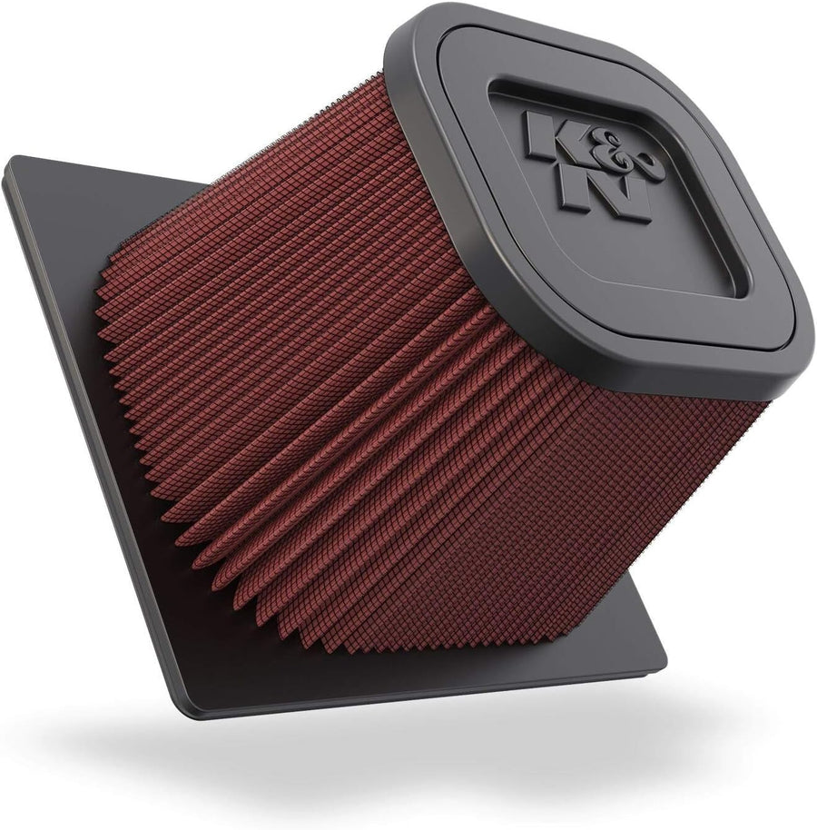 High-Flow K&N Original Lifetime Engine Air Filter: Increase Power & Towing, Washable, Premium, Replacement Air Filter: Compatible with 2003-2009 DODGE (Ram 2500, Ram 3500) E-0776