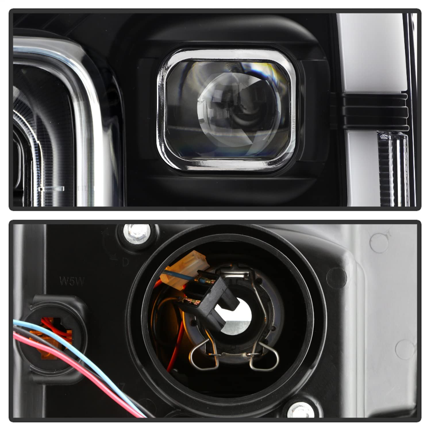 Projector Headlight Spyder - (PRO-YD-FS17HALSI-BK)