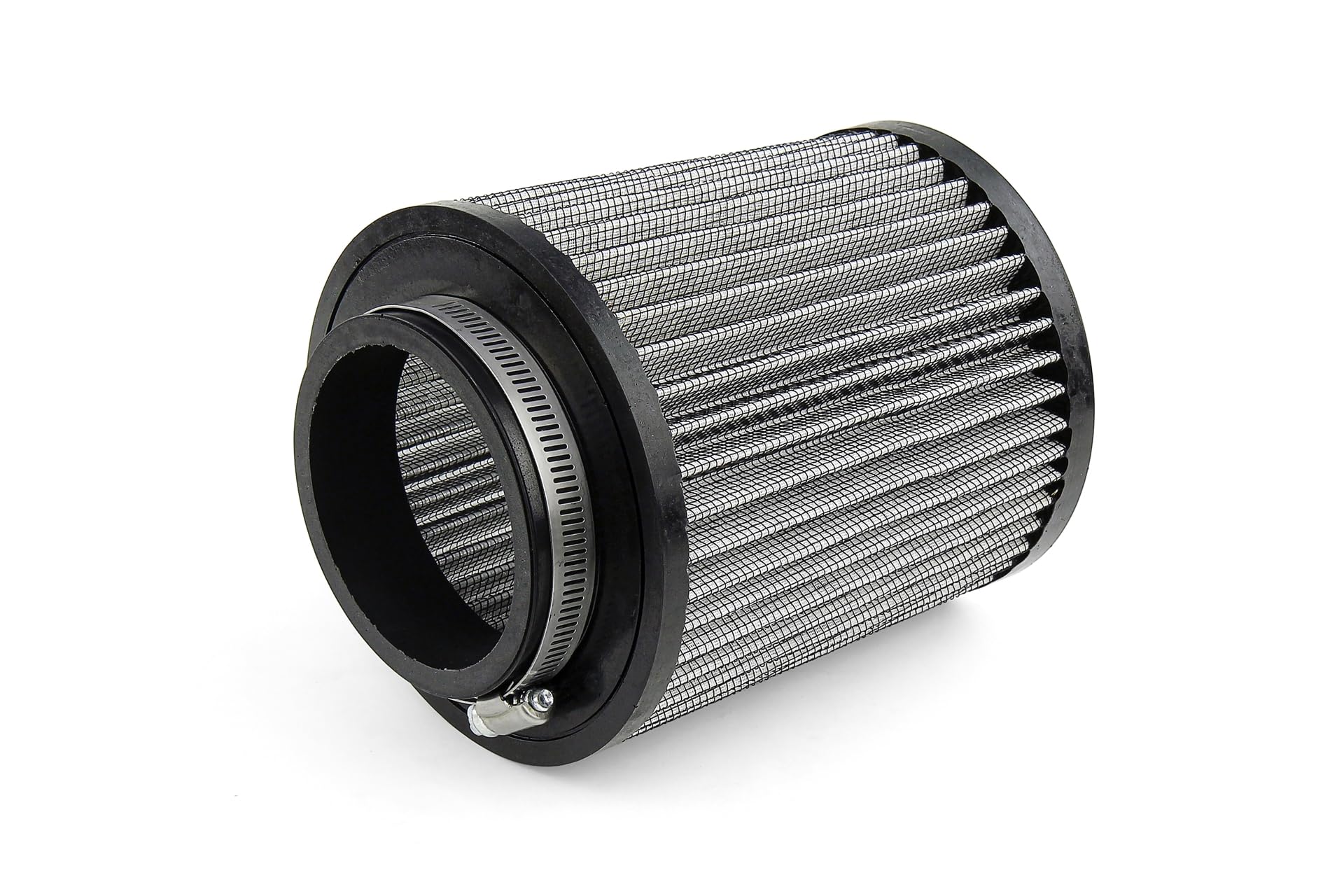 HPS 3.25" ID Performance Air Filter, 6" Element Length, 6.75" Overall Length, Gray, HPS-4329