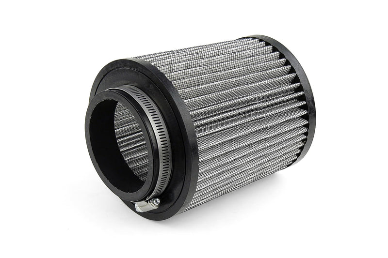 HPS 3.25" ID Performance Air Filter, 6" Element Length, 6.75" Overall Length, Gray, HPS-4329