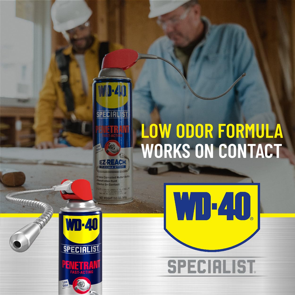 WD-40 Penetrant Specialist with Flexible Straw, 13.5 oz.