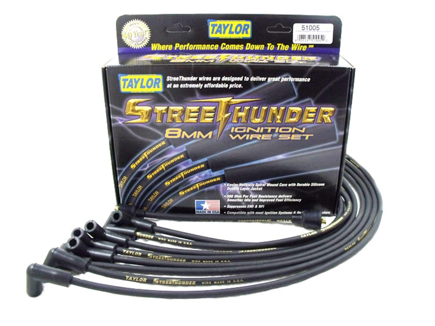 Streethunder Taylor Cable 53006 custom 6 cyl black
