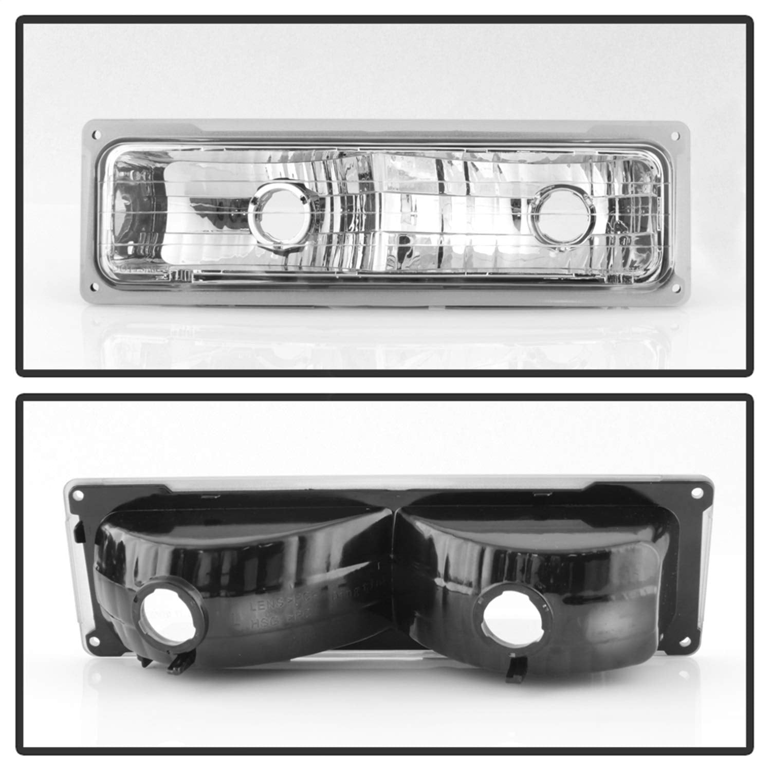 Crystal Front xTune Auto Headlight Kit Chrome/Clear 5069535