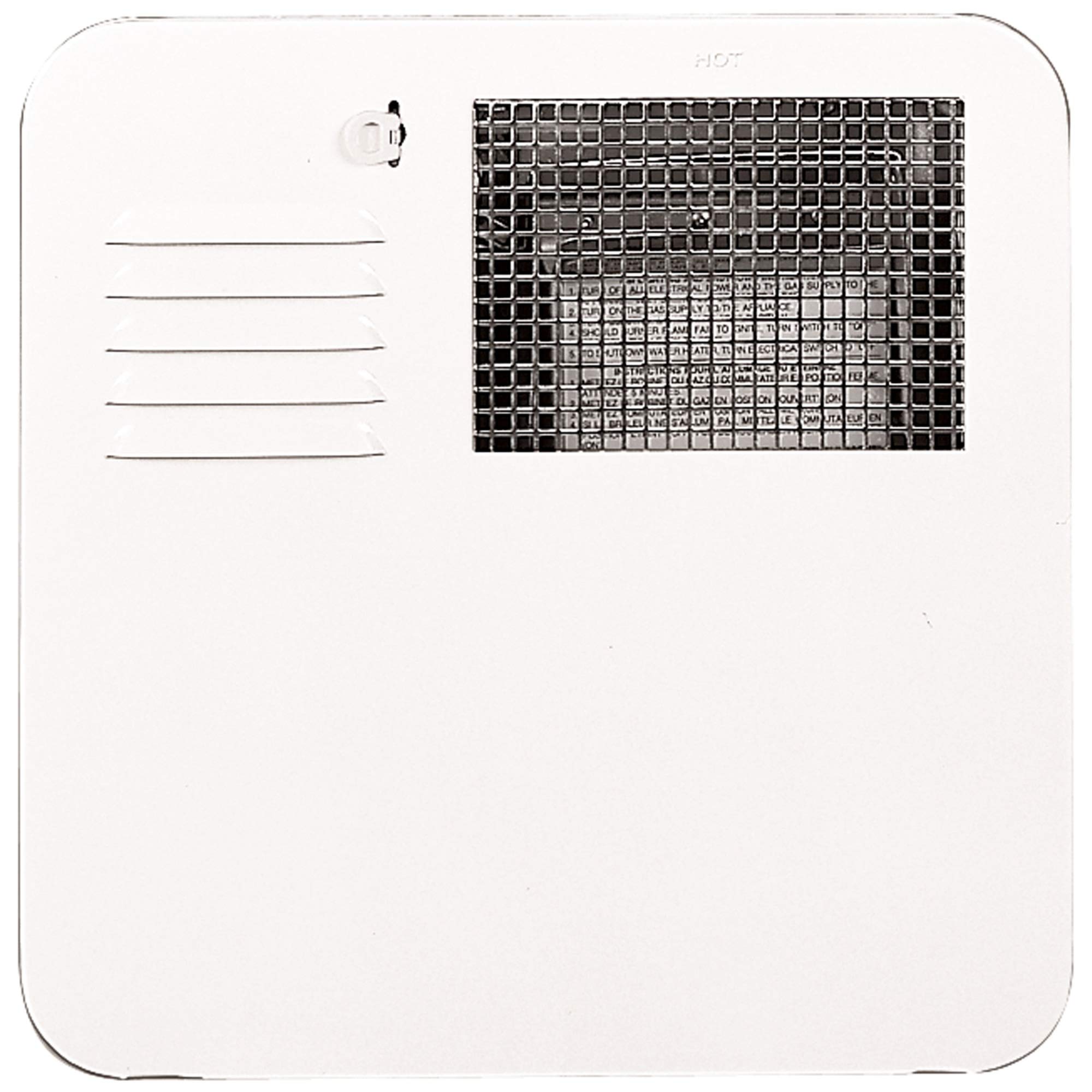 Water Heater Door Suburban 6261APW Polar White
