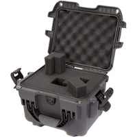Graphite Nanuk 908 Waterproof Hard Case with Foam Insert