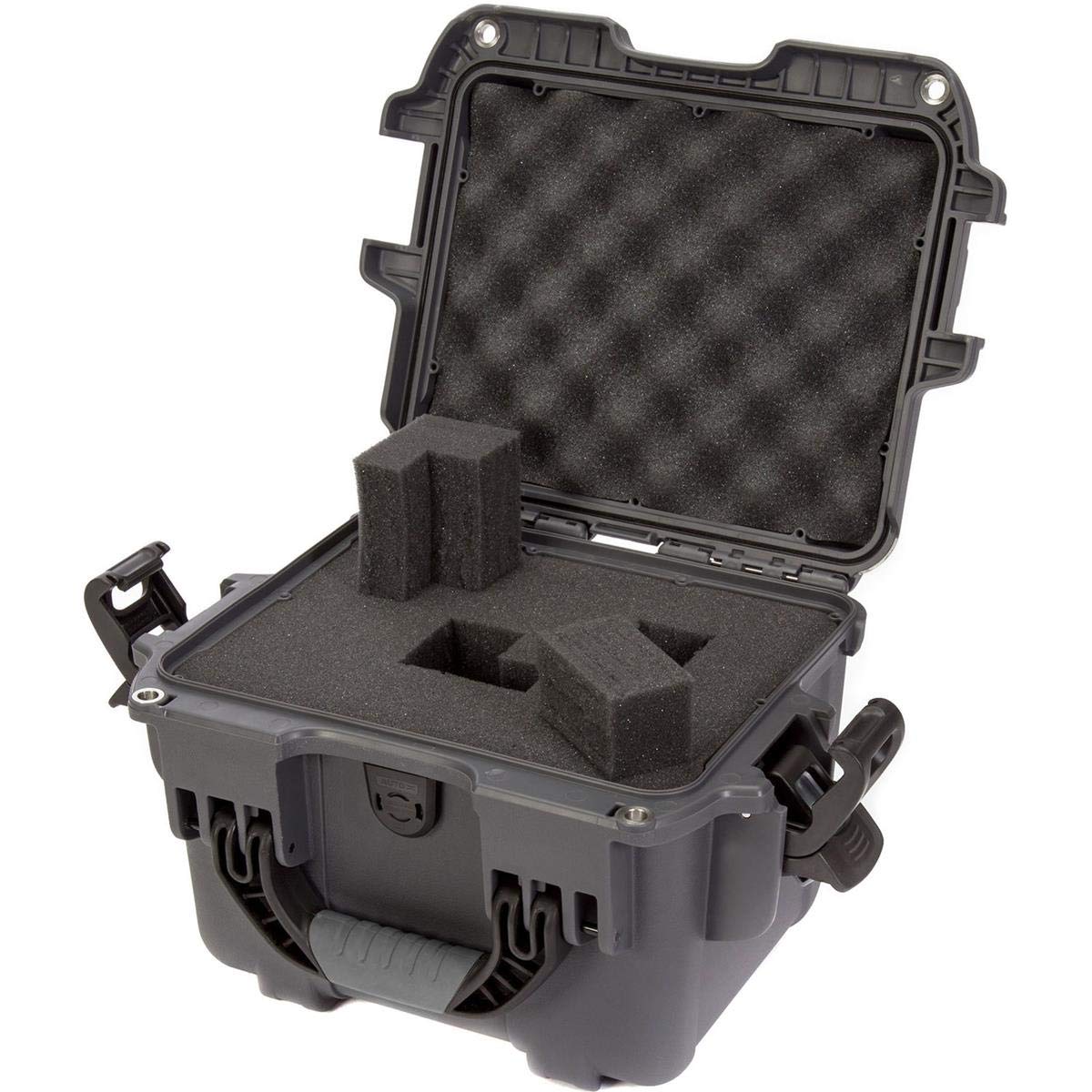 Graphite Nanuk 908 Waterproof Hard Case with Foam Insert