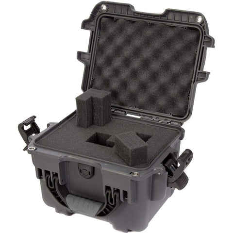 Graphite Nanuk 908 Waterproof Hard Case with Foam Insert