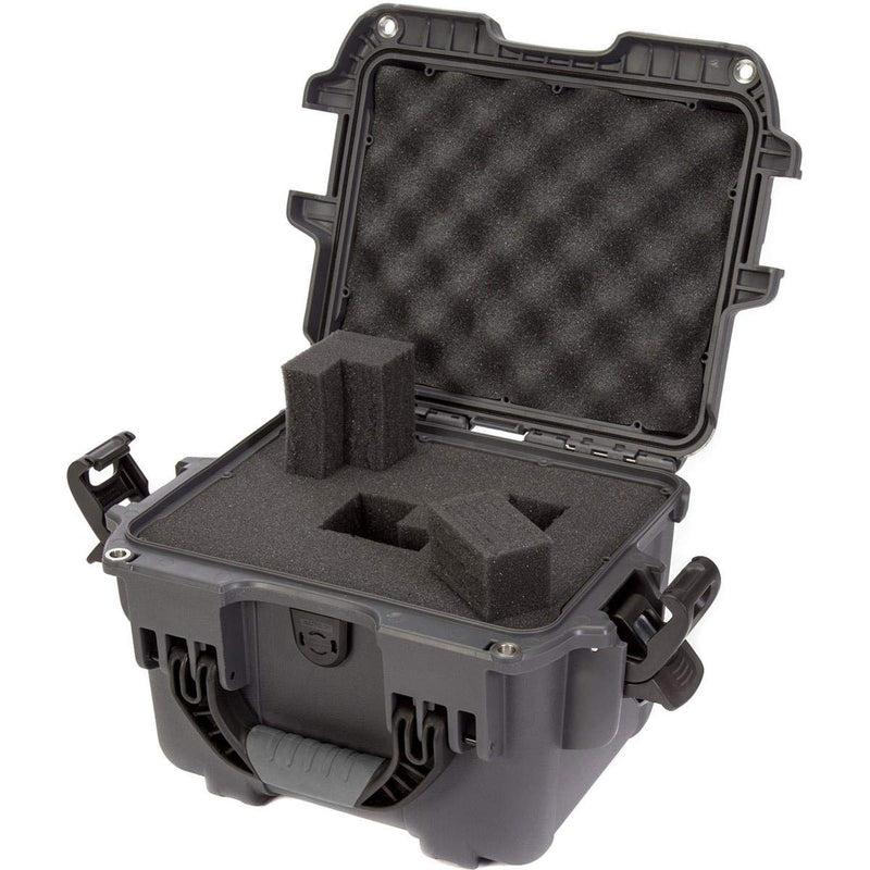 Graphite Nanuk 908 Waterproof Hard Case with Foam Insert
