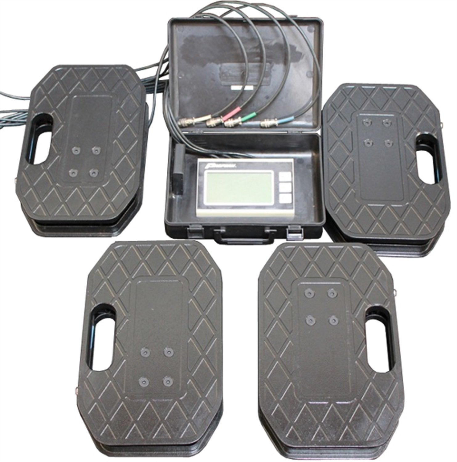 Vehicle Scale System Kit ProForm 67650 with 14-1/2" x 9-1/2" x 2-1/2" 4-Scale Pads - 1,250 lbs. Capacity Per Scale