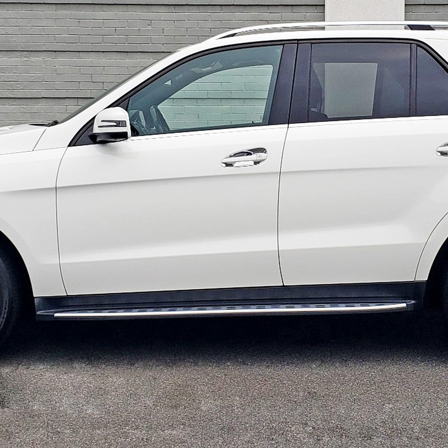 Aluminum Side Step Bars Spec-D Tuning Running Boards Compatible with 2012-2015 Mercedes-Benz W166