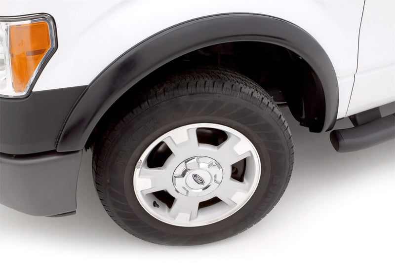 Lund Elite Series SX312T Black Sport Style Textured Front and Rear Fender Flare - 4 Piece