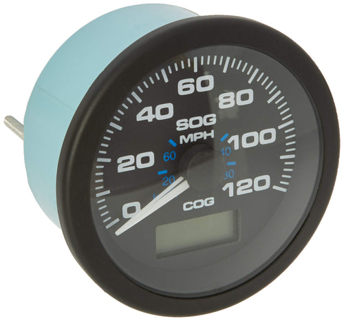 Premier Pro Gauge Sierra International 781-627-120P Scratch Resistant 120 MPH GPS Speedometer, Black, 3"