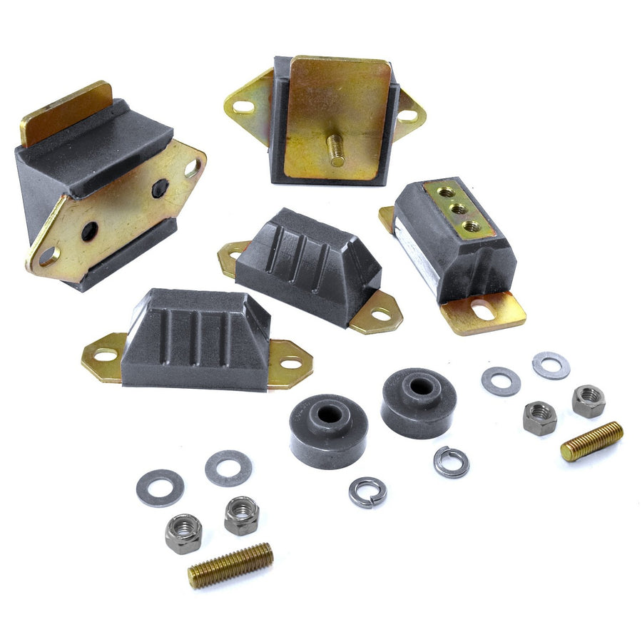 Transmission/Engine Drivetrain Kit, Black | Rugged Ridge | 1-1901BL | Fits 1976-1986 Jeep CJ
