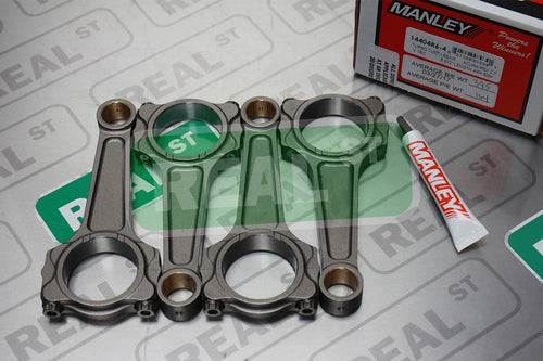 Connecting Rod Set Manley 14404R6-4 (02+ Acura RSX 2.0 V-Tec (K20) Turbo Tuff Pro Series I-Beam Replacement), 1 Pack