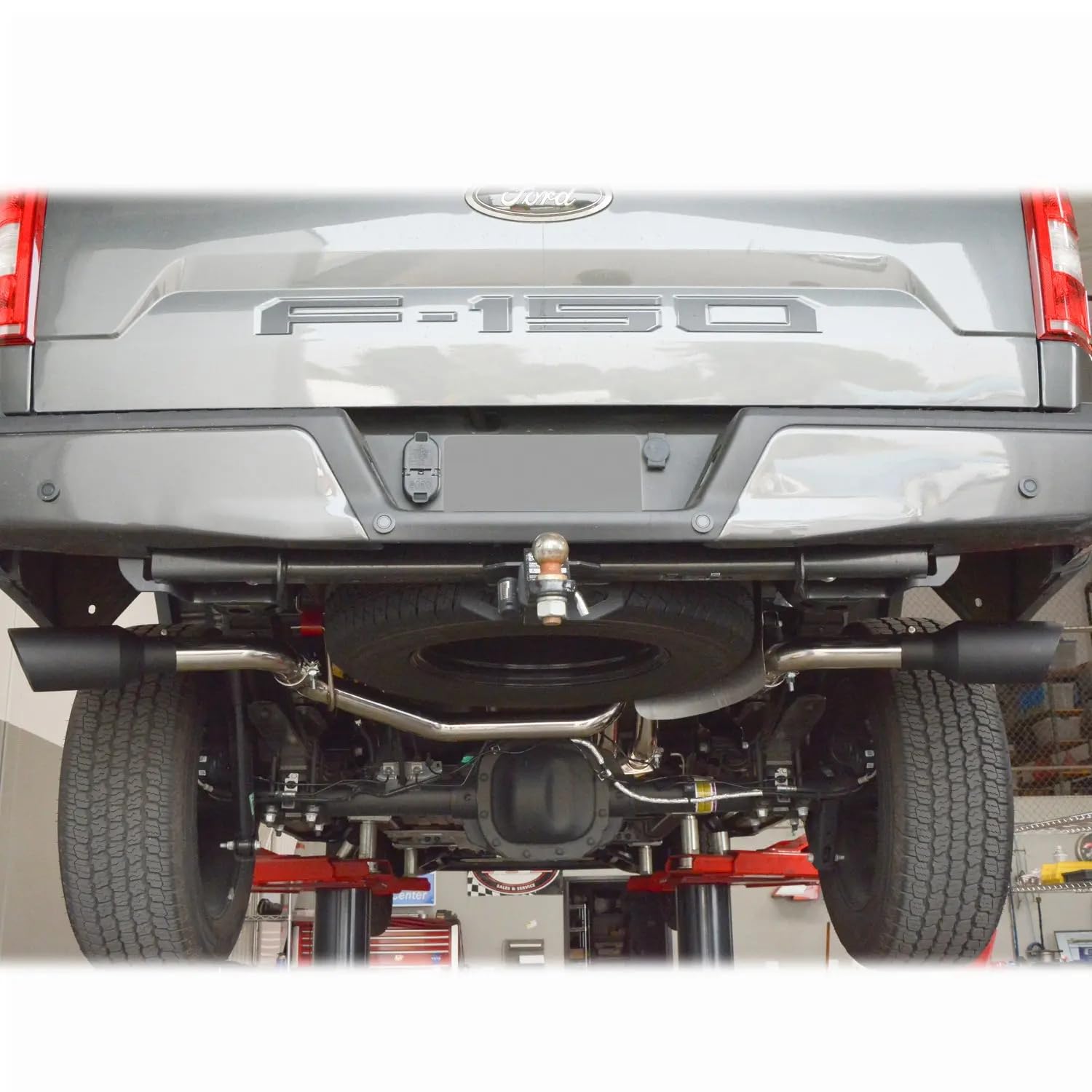 Cat-Back Ford F150 Exhaust Systems 2015-2022 Raw Tubes Polished Tips