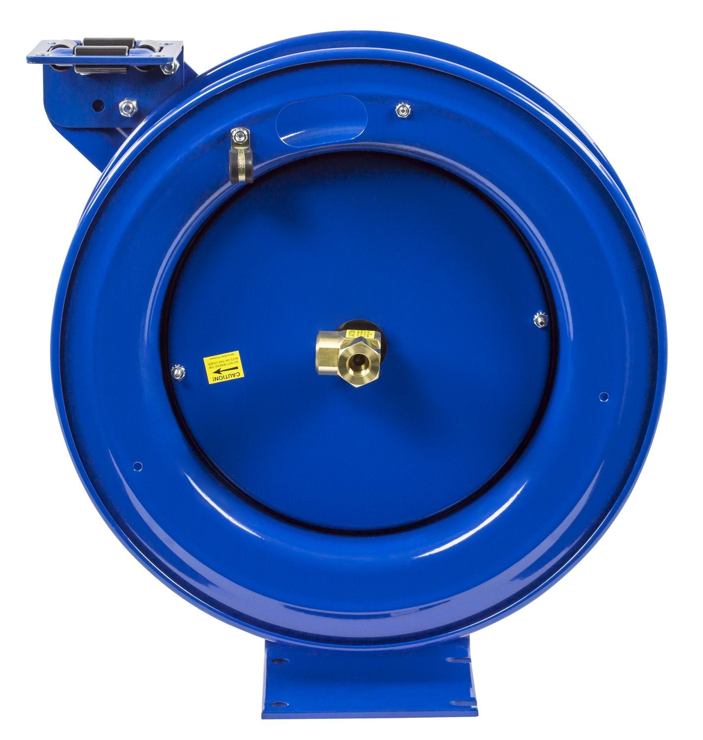 Low Pressure Coxreels P-LPL-450 Retractable Air/Water/Oil Hose Reel: 1/2" I.D., 50' Hose Capacity, without Hose, 300 PSI, Made in USA