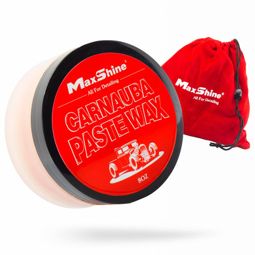 Carnauba Paste Wax Maxshine (8oz) - Premium-Quality Wax for Professional Detailing - Easy Application on Cars, RVs, Boats, Motorcycles - Delivers a Deeper, Wetter, Brighter Shine That Lasts for Months