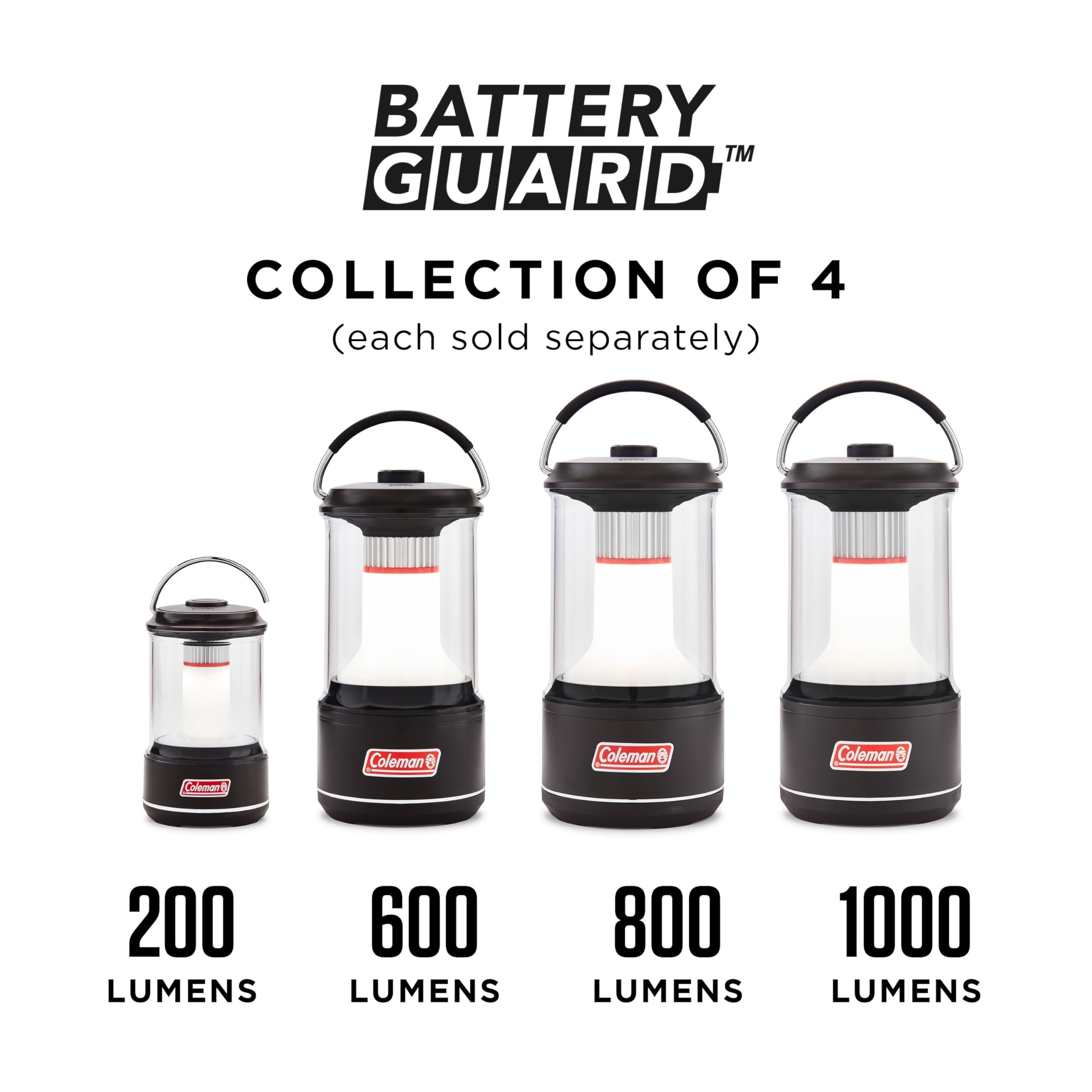 200L Coleman LED Lantern with Enhanced Battery Protection, Water-Resistant, Batteries Last up to 25% Longer Than Other Lanterns