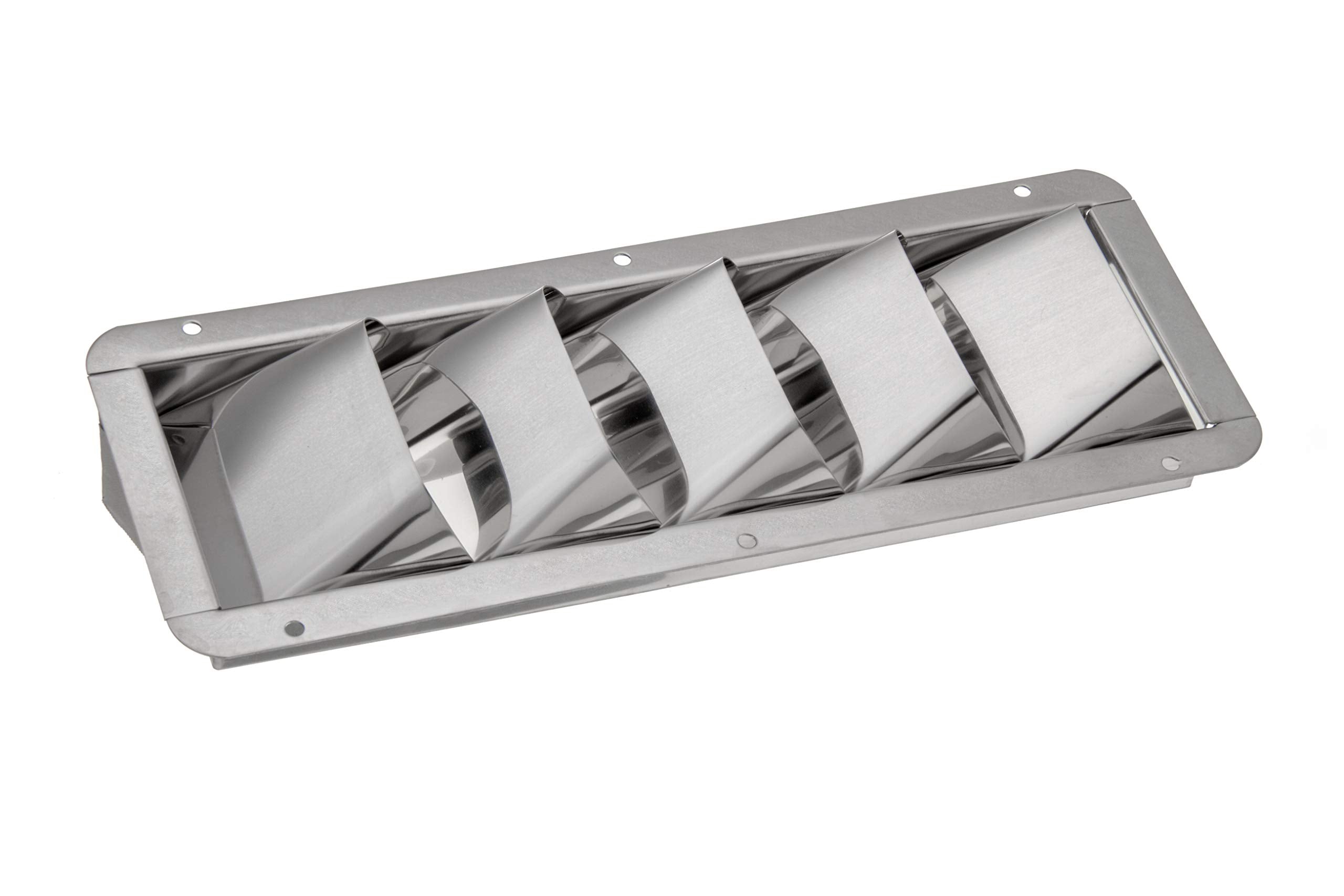 Corrosion-Resistant Stainless Steel Marine Louvered Vent attwood 1488-5, Silver, One Size